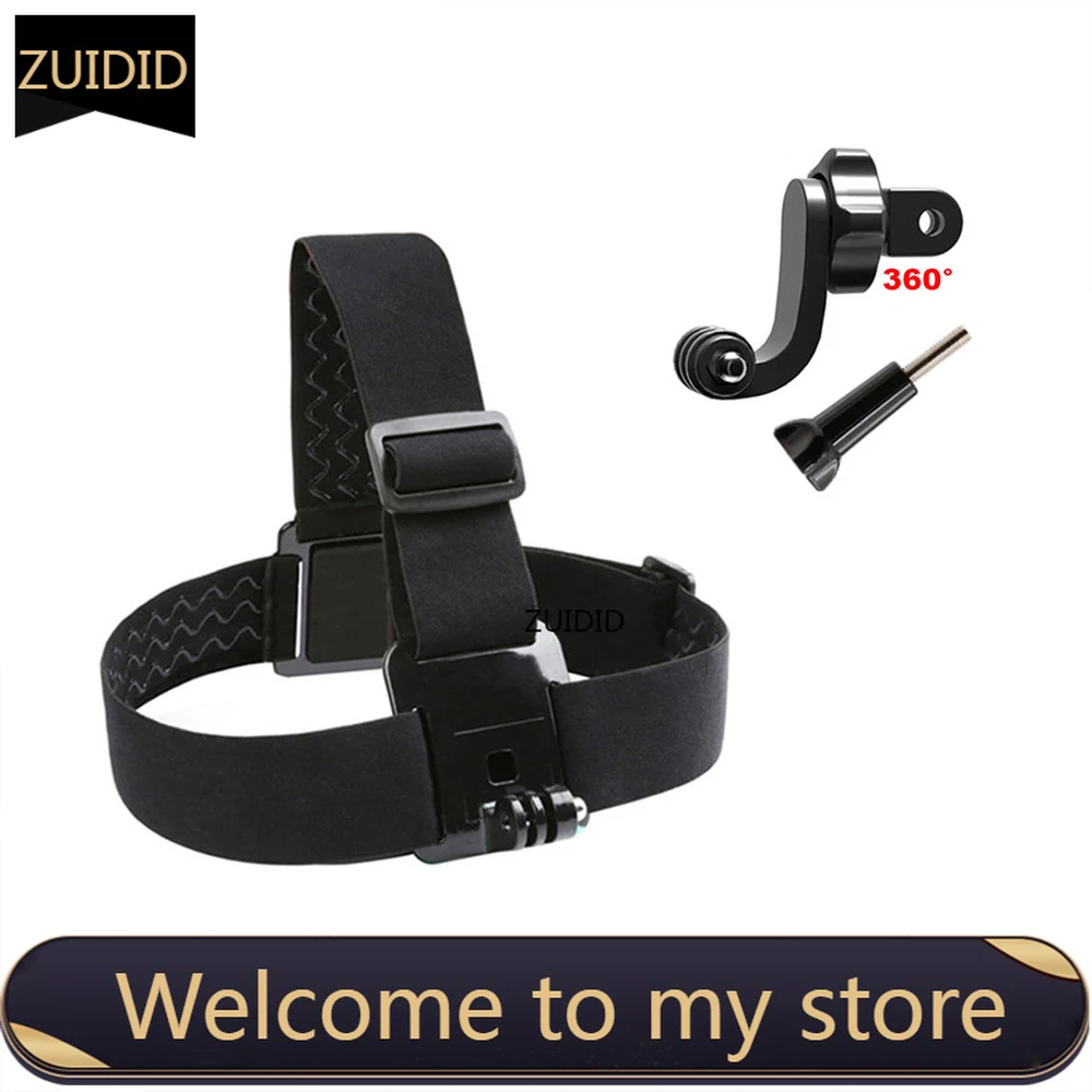 Head Belt Strap Mount Go Pro Head Strap Action Camera Mount Gopro
