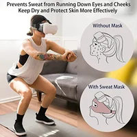 VIKEFON Eye Mask For Meta Oculus Quest 2 Sweat Band VR Glasses Cover Breathable Virtual Reality Headset For Quest 2 Accessories - Image 2