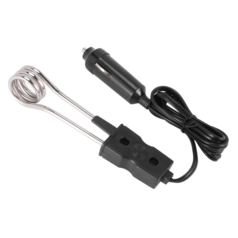 3X Auto Immersion Heater Kettle Travel Immersion Heaters Mobile Immersion Heaters Camping Outdoor Black 1