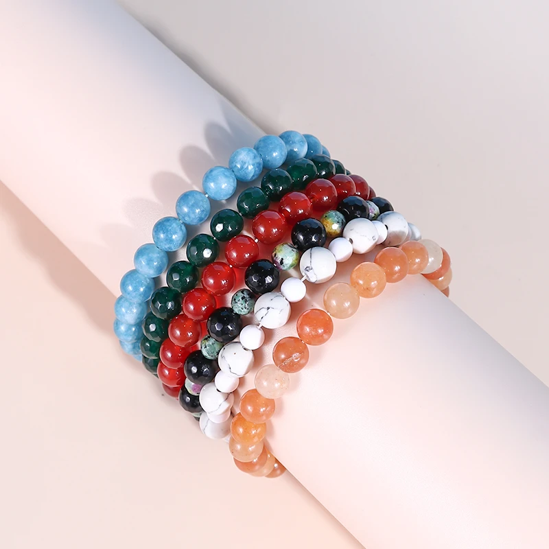 Modisches, farbenfrohes, handgefertigtes Perlenarmband für Frauen und Mädchen, Party, Urlaub, Schmuck, Geschenke – Detail 19