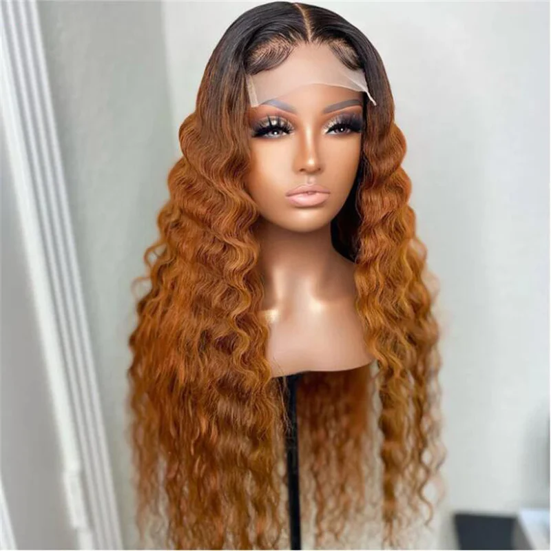 soft-glueless-26“long-180density-kinky-curly-ombre-brown-lace-front-wig-for-women-with-babyhair-preplucked-daily-heat-resistant