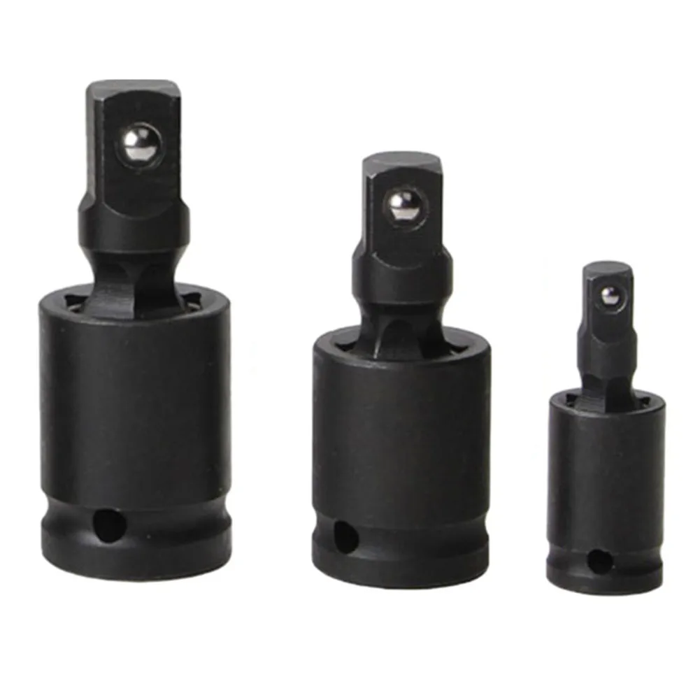 

3Pcs Ratchet Wrench Adapter 1/2 Impact Universal Joint Set 360 Degree Air Impact Wobble Socket Adapter