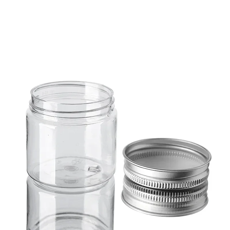 20Pcs 30/50/60/80/120/150ml Storage Jars With Lids Aluminum Round Canister Empty Plastic Cosmetic Jars Food Travel Bottle Pot 3
