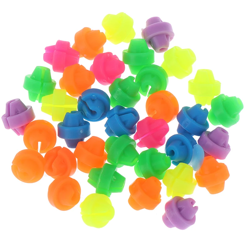 Bicycle Parts Bike Accessories Bicycle Wheel Beads Bicycle Wheel Spoke Colorful Plastic Bead Multi Color Children Clip Decoration baby Bike kid Cycling Accessories