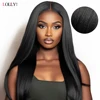 Light Yaki Straight Hair Bundles 1/3/4 Pieces Kinky Straight Human Hair Bundles 8-30 Inch Remy Human Hair Extensions For Women 2