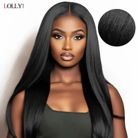 Light Yaki Straight Hair Bundles 1/3/4 Pieces Kinky Straight Human Hair Bundles 8-30 Inch Remy Human Hair Extensions For Women 2