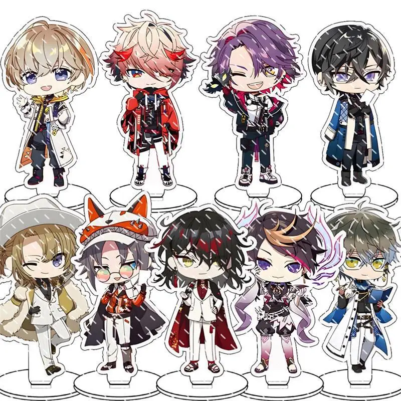 Anime Luxiem Vtuber Supporto Acrilico Shu Mysta Luca Ike Vox Personaggio Modello Piatto Desk Decor Fan Regali Cosplay Carino Nuovo