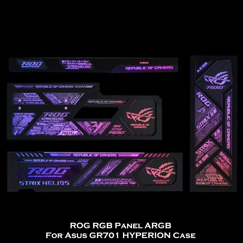 Rog Gr701 Hyperion Case Painéis Rgb Luminosa Lâmpada Board Luz Divina Síncrona 5v Sincronização - Imagem 2