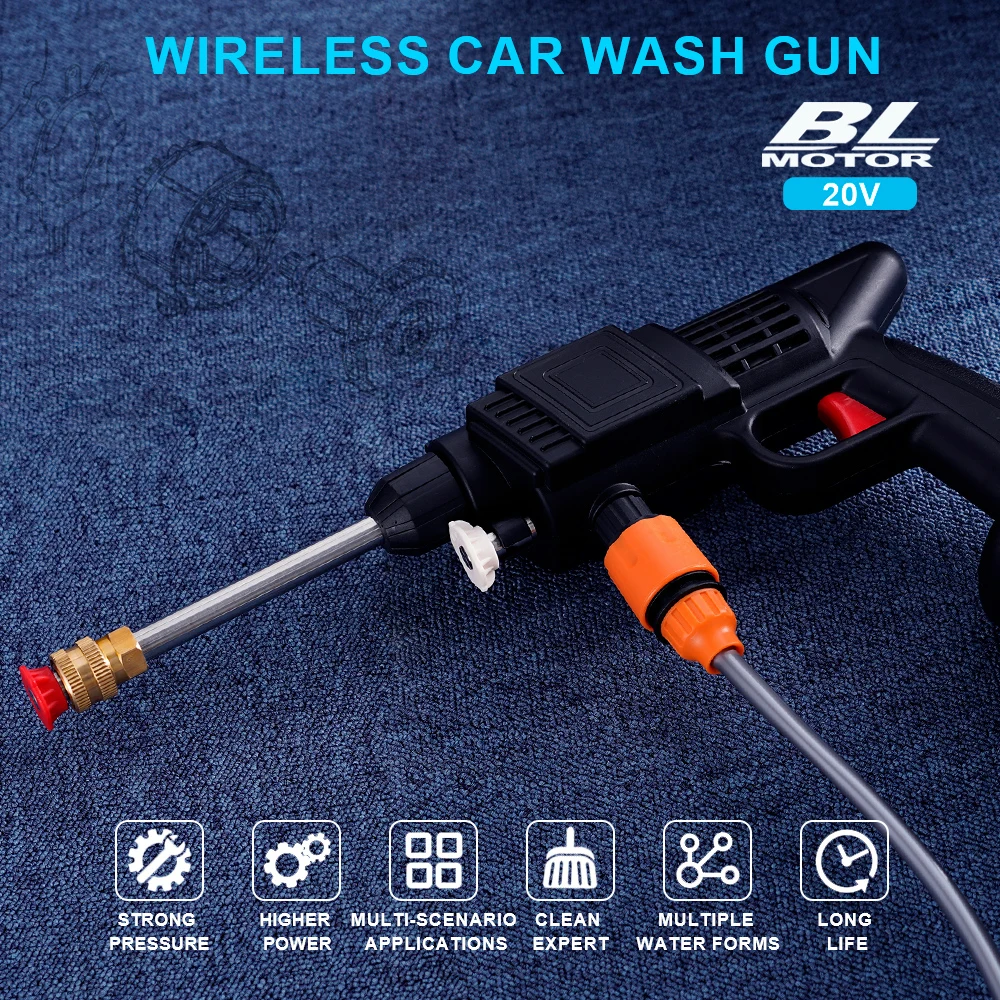 Enegyz Cordless Car wash gun foam generator and spray gun 36V