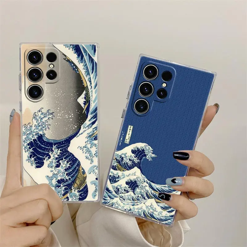 The Great Wave Katsushika Hokusai Clear Phone Case