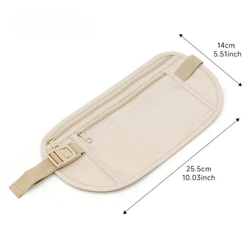 Waterproof Anti-theft Invisible Running Waist Bag - Multi-functional Ultra-thin Travel Bag