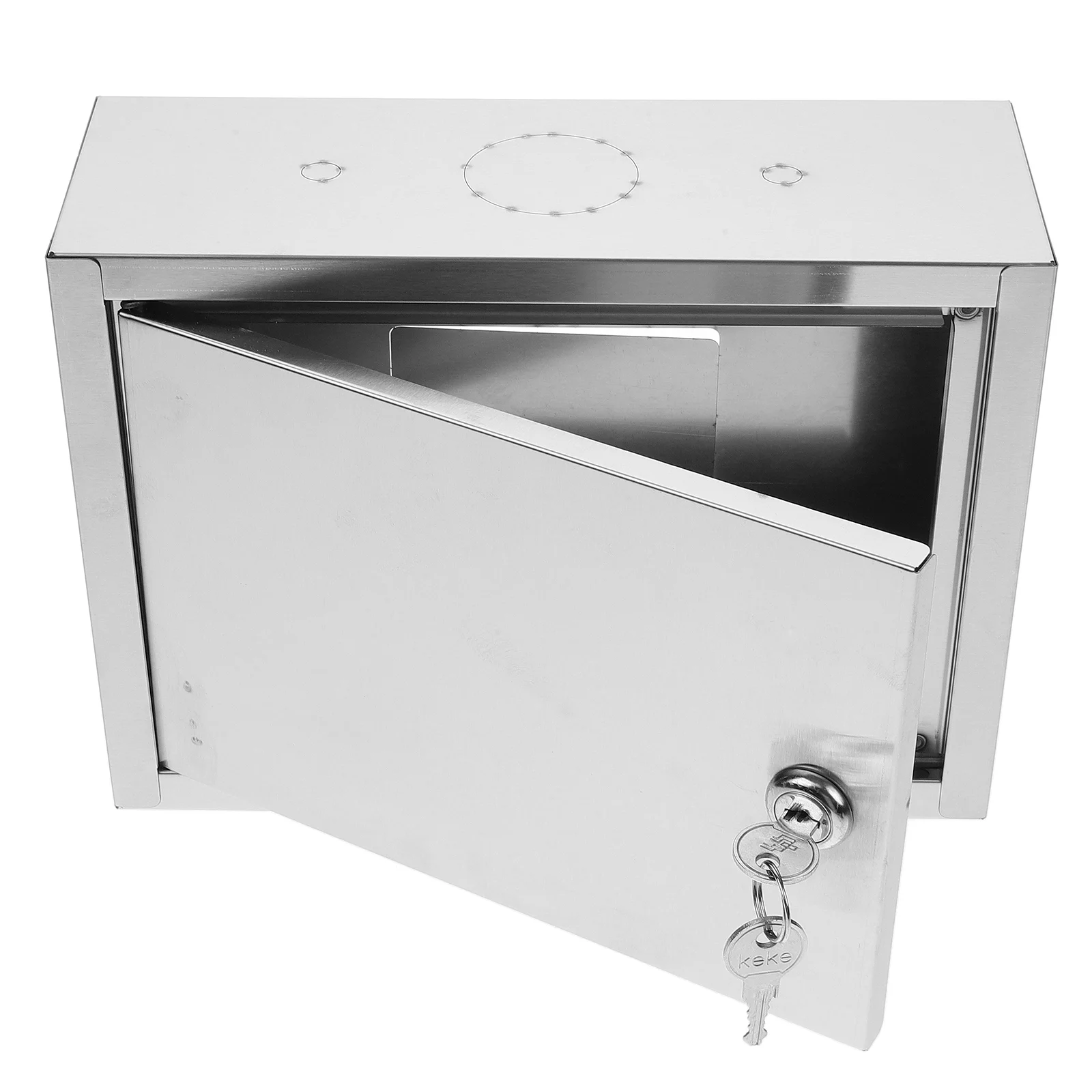 Milk Box Wall Mounted Mailbox Delivery Container Porch Package Holder Safe Outdoor Crate For Mails