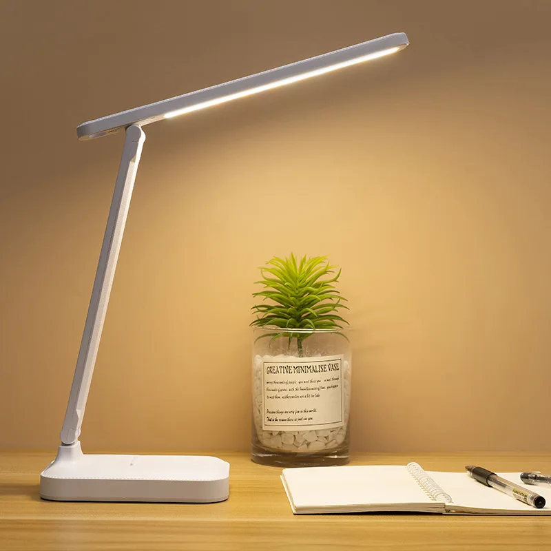 LED Book Light Touch Folding Table Lamp Bedside Reading Eye Protection USB Charging Night Light Reading Books For Room