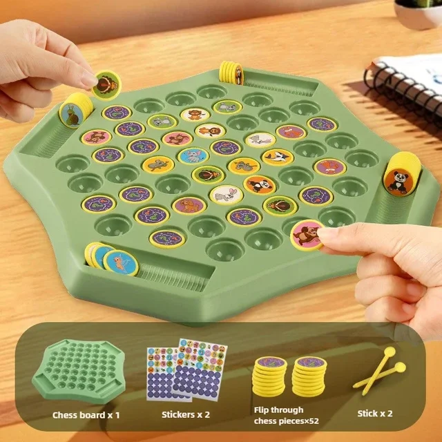 Jeu d'échecs de combat pour enfants, jouet éducatif, entraînement à la Concentration d'observation, jeu interactif Parent-enfant 1
