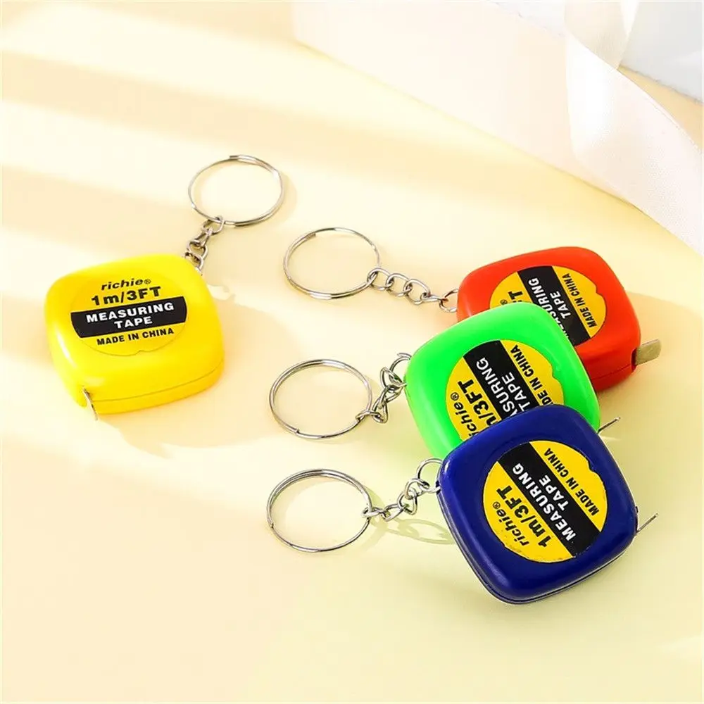 Multicolor Mini Telescopic Digital Ruler with Keychain