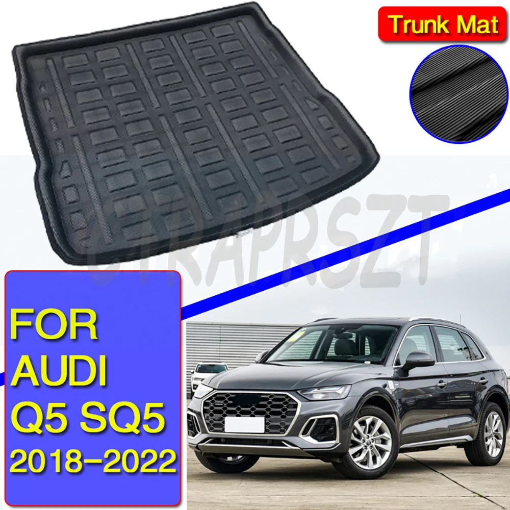 

Tailored Boot Cargo Liner Tray For Audi Q5 SQ5 FY MK2 2018 2019 2020 2021 2022 Trunk Floor Mat Liner Carpet Waterproof Anti-slip