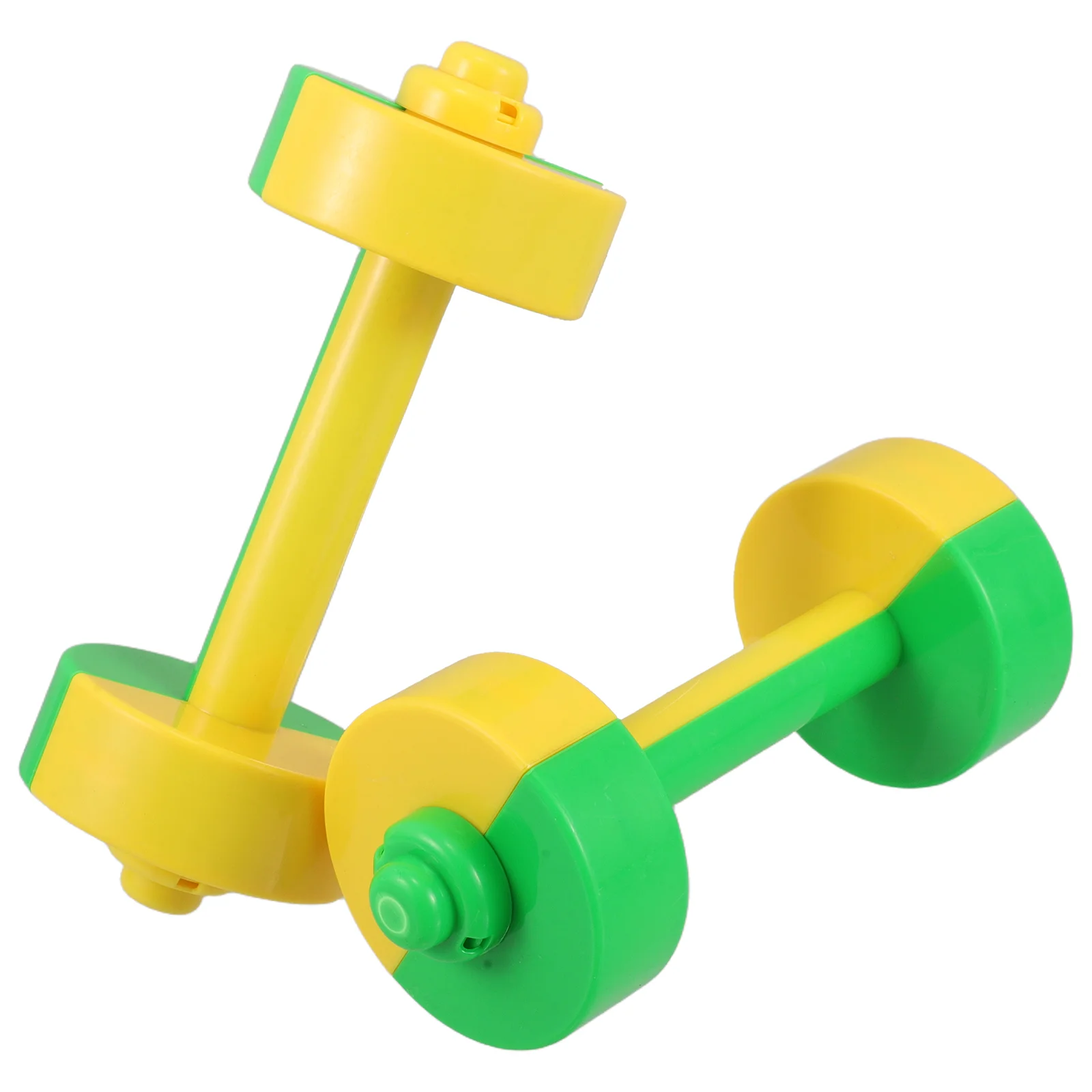 2 Pcs Children Fitness Dumbbells Kids Exercise Weights Plastic Gym Gear Sport Equipment For Training Set Early Education Toy