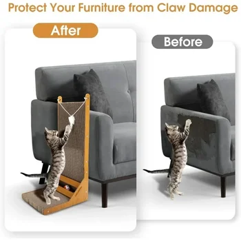 Pet Cat Scratching Board Wear-resistant and Scratch-resistant Cat Scratch Post Kitten Scratching Furniture Protector 4