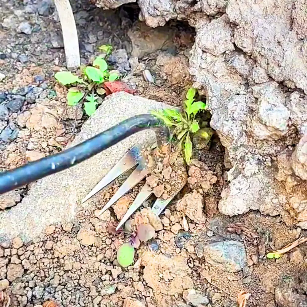Weeding Artifact Uprooting Weeding Tool Farm Equipment Steel Weed Puller Gardening Tools Weed Removal Loose Soil Weeder Remover