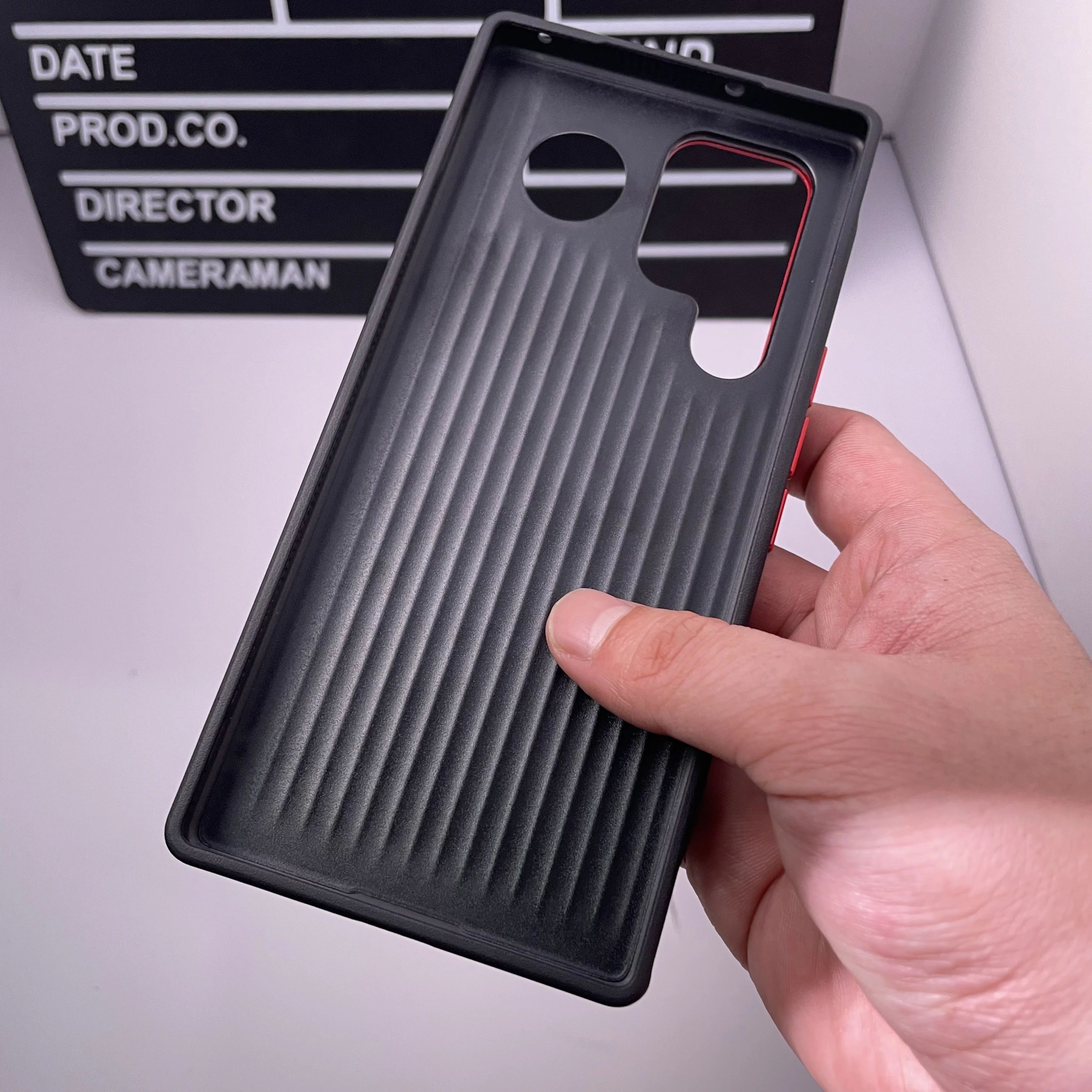 Premium Magnetic PU Leather Case with Wireless Charging