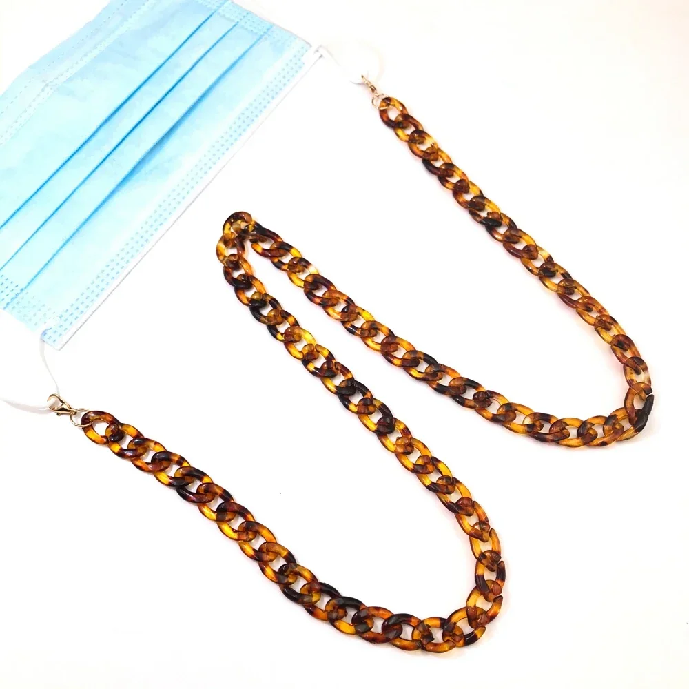 Fashion Necklace Women Wide Acrylic Anti-Slip Eyewear Holder Neck Strap
