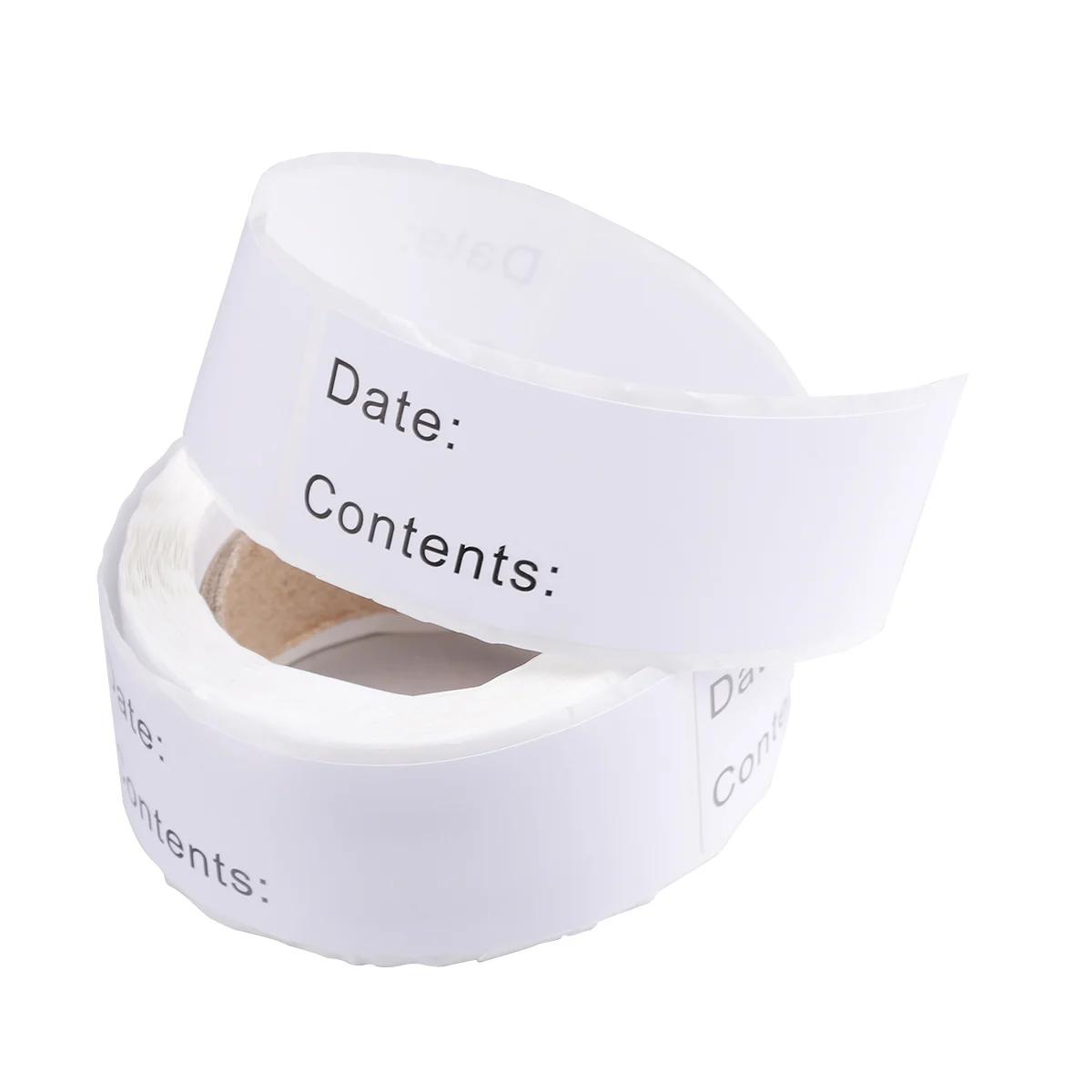 

125 Pcs/Roll Hand Soap White Label Freezer Sticker Labels Household Blank Food Sticker