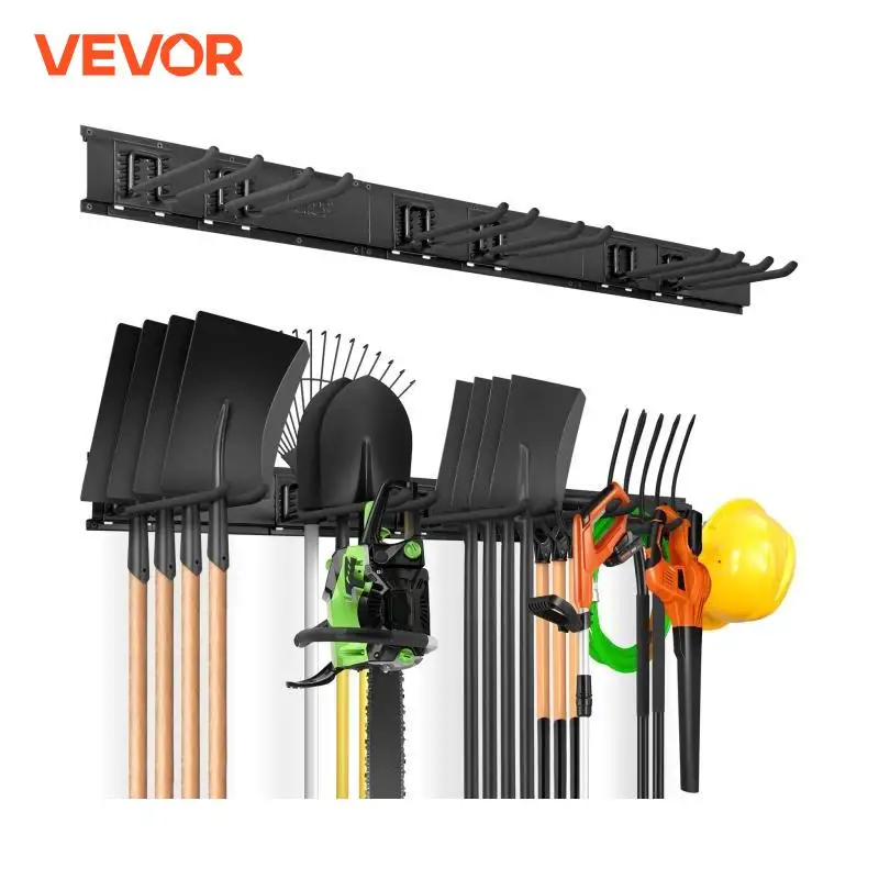 Heavy Duty Wall Mount Tool Organizer Rack