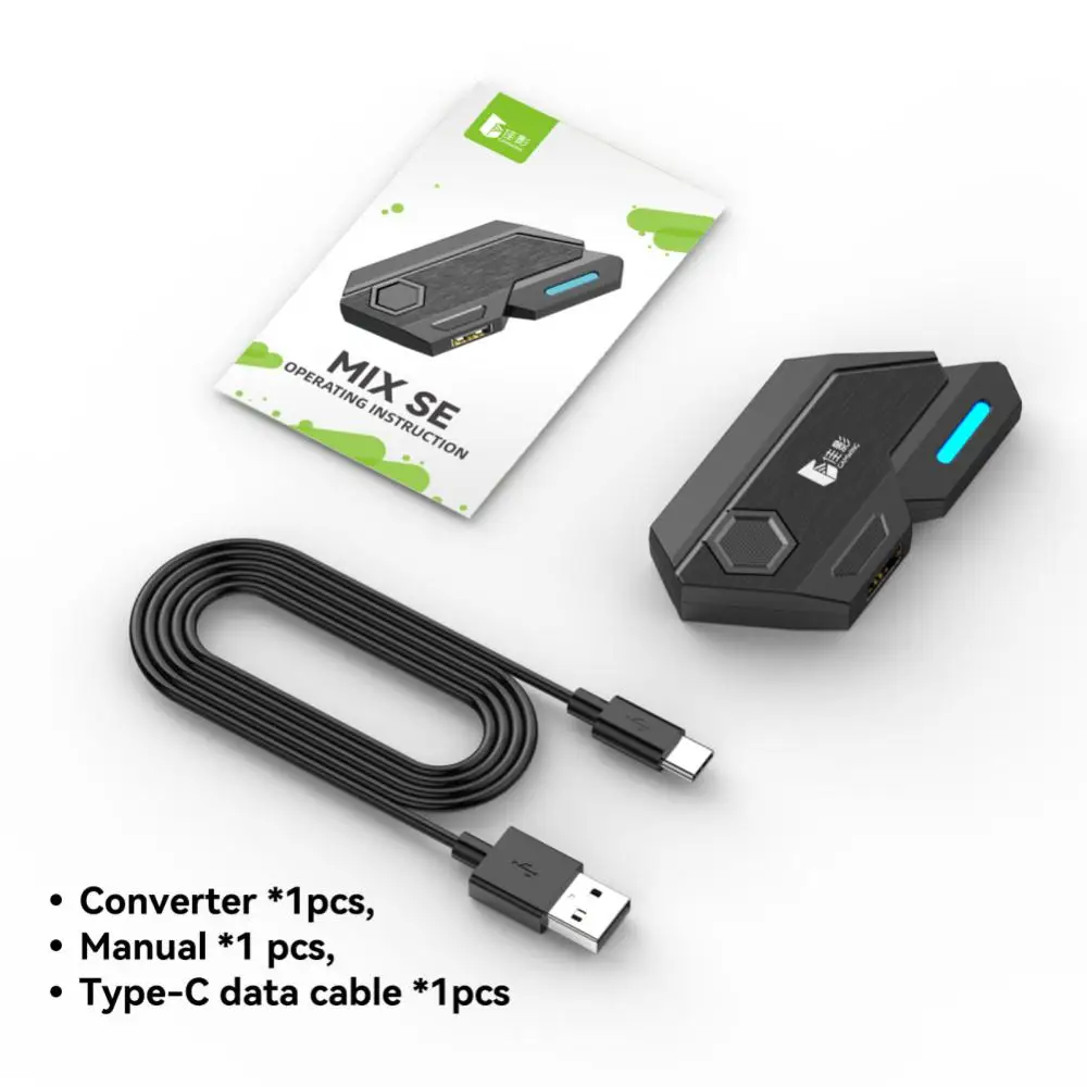 Mobile Phone Game Converter Keyboard Mouse Set Single Converter Bluetooth-compatible 5.0 PUBG Gamepad Adapters For Android IOS