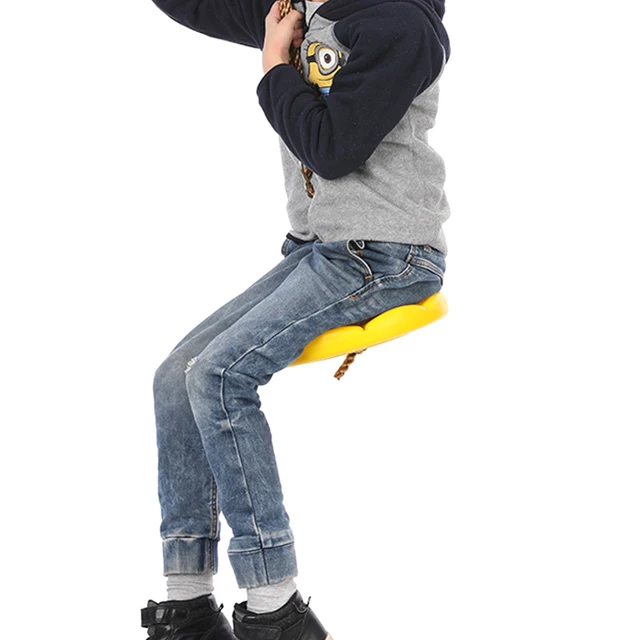Kids Tree Swing Climbing Rope With Platforms Disc Tree Swing Seat Outdoor Indoor Swings And Swing Set Accessories 3