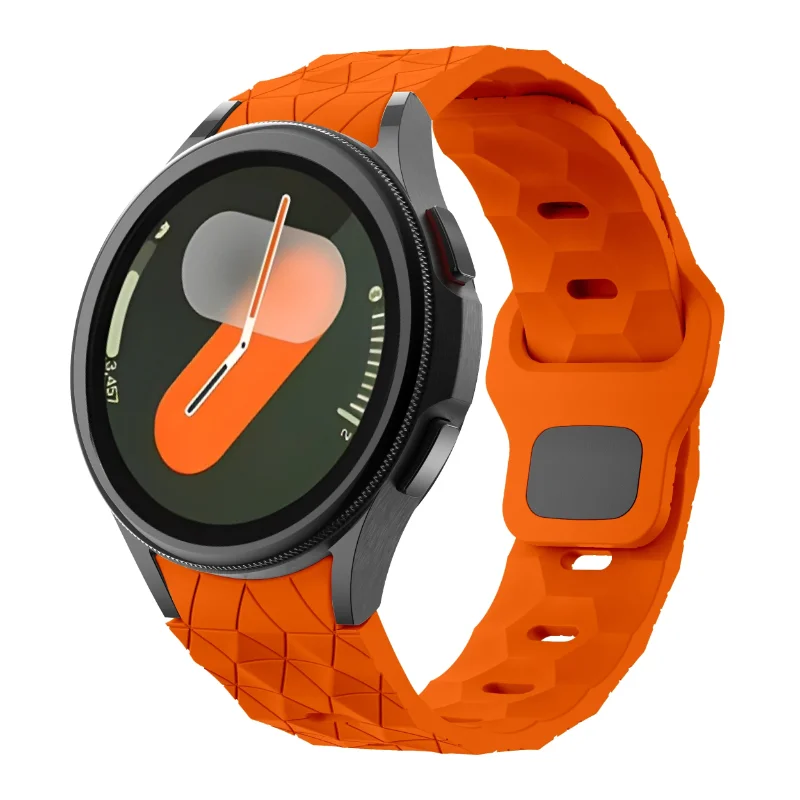 Football Pattern Silicone Strap