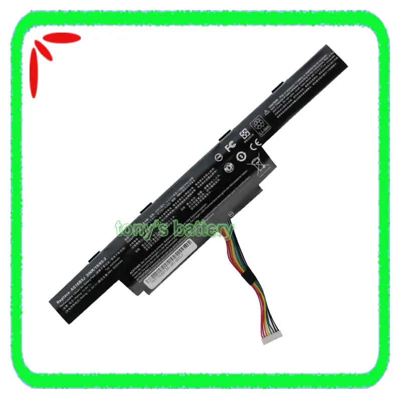 New Bateria do Portátil para Acer Aspire F15 F5573g E5-575g-5341 E5-575g75md E5-575g-53vg As16b5j As16b8j