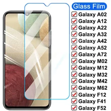 

11D Protective Glass For Samsung Galaxy A02 A12 A22 A32 A42 A52 A72 Tempered Glass M02 M12 M32 M42 M62 F12 F41 F52 F62 Film Case