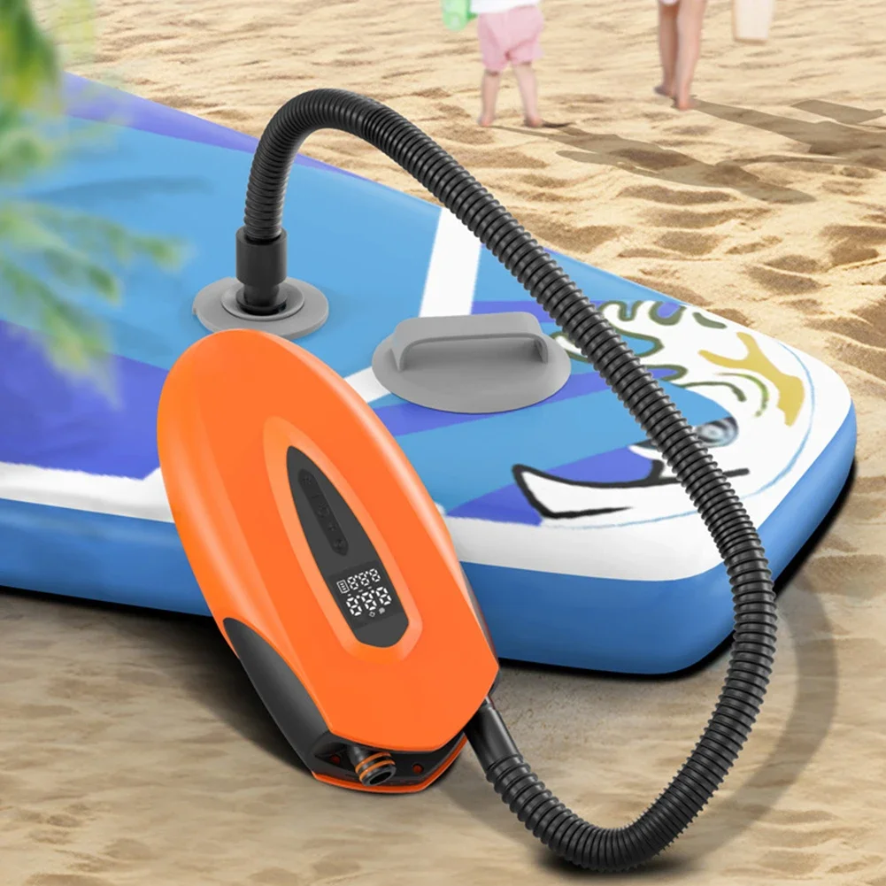 Portable Inflation Pump Quick Charging Wireless Air Pump with Flashlight Electric Air Pump for Rubber Boats Inflatable Boats