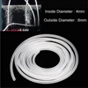Aquarium 1m/3m/5m/10m Oxygen Pump Hose Air Bubble Stone Aquarium Fish Tank Pond Pump Tube 4*6mm White Color B1 1