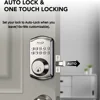 Hutools Keyless Entry Door Lock -Keypad Door Lock-Smart Deadbolt Lock-Anti-Peeking Password-Auto Lock Easy To Install 1