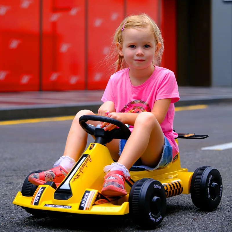 Doki Children's Electric Car Kart Male And Female Baby Charging Children's Toy Car Stroller Can Sit People
