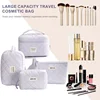 Women Makeup Bags Quilting Women Makeup Bag Portable Zipper Cosmetic Travel Organizer Female Handbag Toiletry Pouch for Girls 6