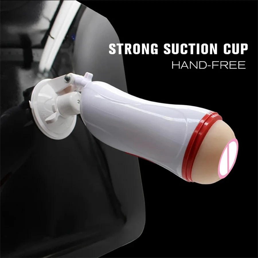 Vagina Anal Double Tunnels male masturbator cup aid Artificial Vagina Realistic Pussy Male Masturbator Suction Cup Sex Toys For Men