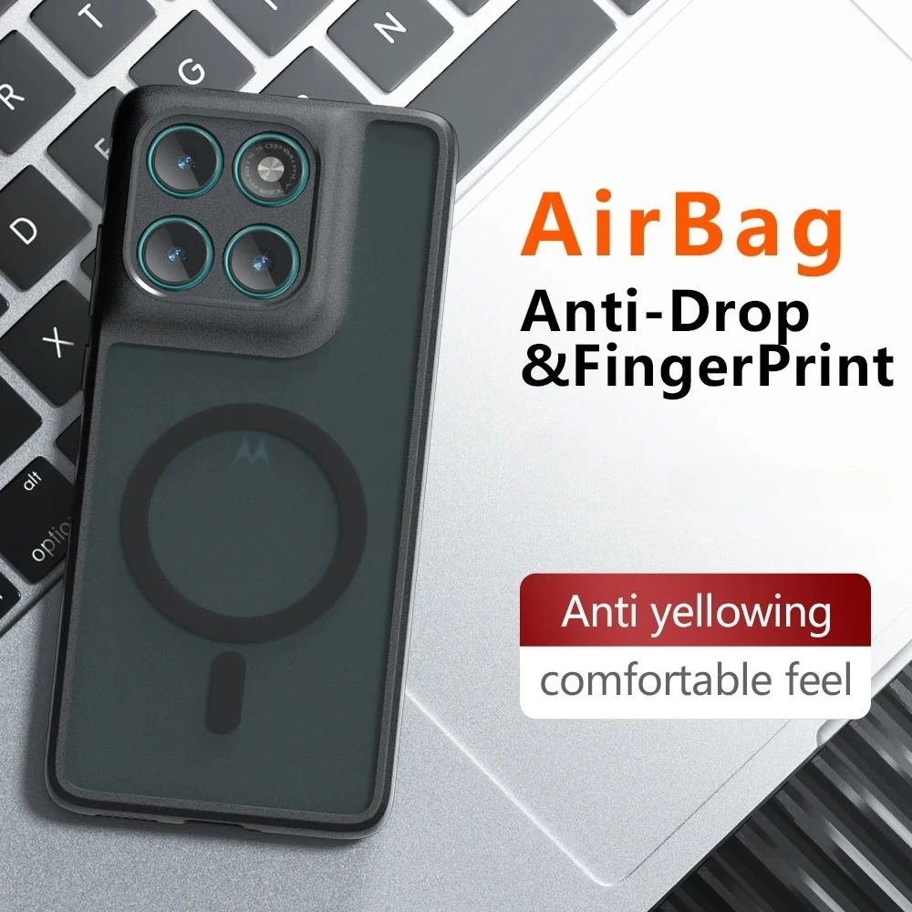 MagSafe Magnetic Shockproof Wireless Charging Case - Air Matte Hard PC Cover