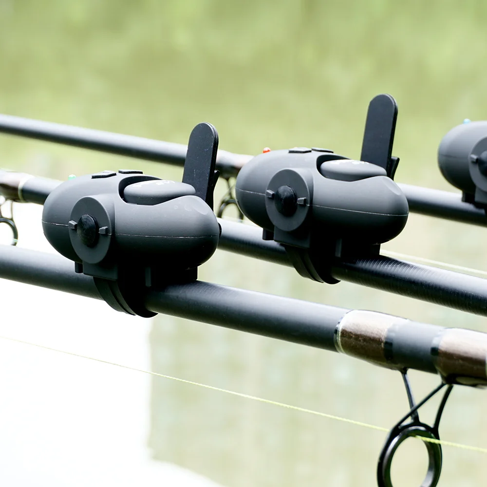 Set d'alarme de touche Hirisi SV1 avec étui portable - Indicateur lumineux haute qualité pour pêche carpe