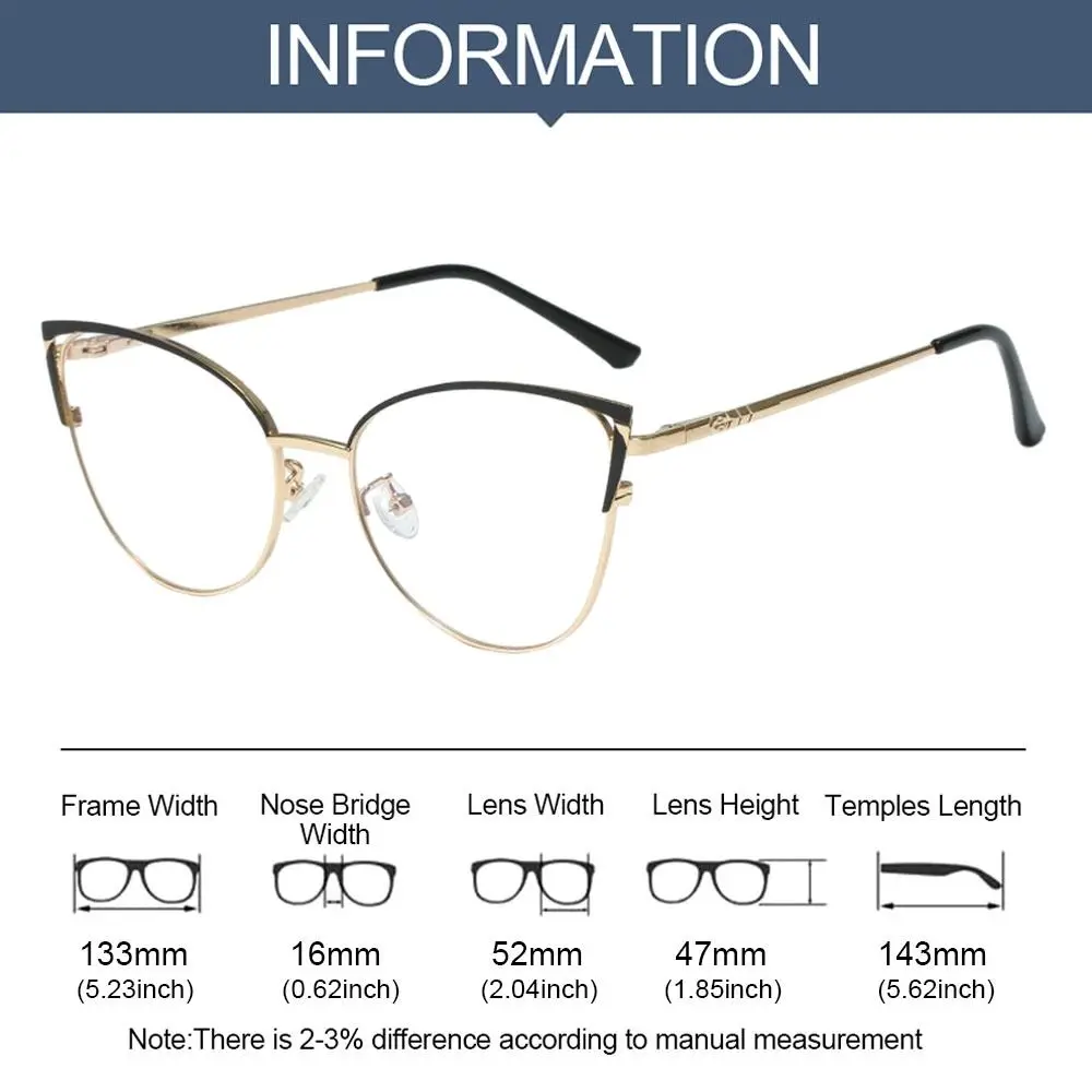 Ultralight Blue Light Blocking Metal Eyeglasses for Comfortable Eye Protection