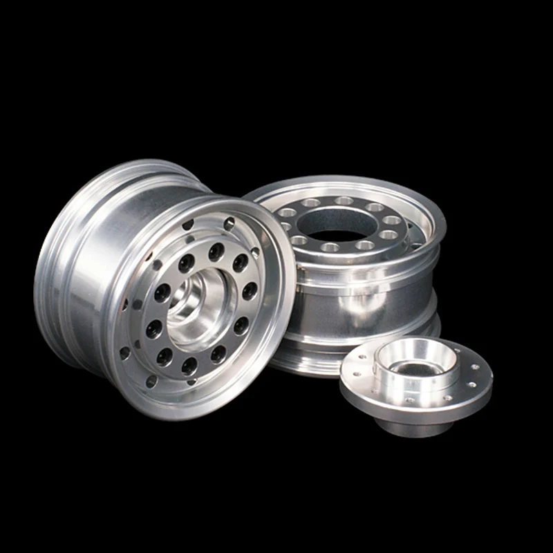 

Metal Lesu Front Wheel Hub Car Accessories For 1/14 Rc Tractor Electric Model Tamiyaya Remote Control Toucan Truck Th02494