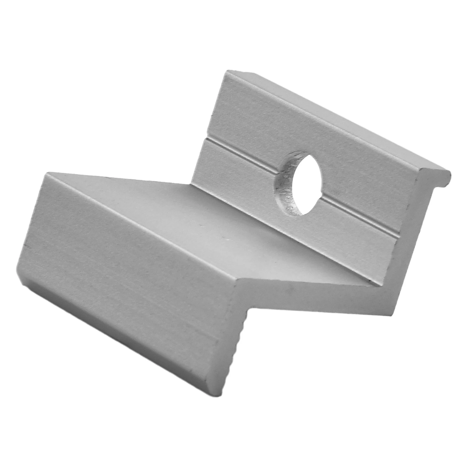 10Pcs Photovoltaik Solar Panel Mount Zubehör PV End Clamp Aluminium Legierung Solar-Panel Racking Halterungen Zubehör PV End klemme – Detail 5