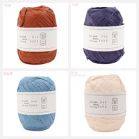 40g / 80M / Ball Summer 100% Natural Fiber RAFFIA Yarn DIY hand knitting For Beach Sun Cotton Straw Hat Bag Shoes Yarn Knitting 1