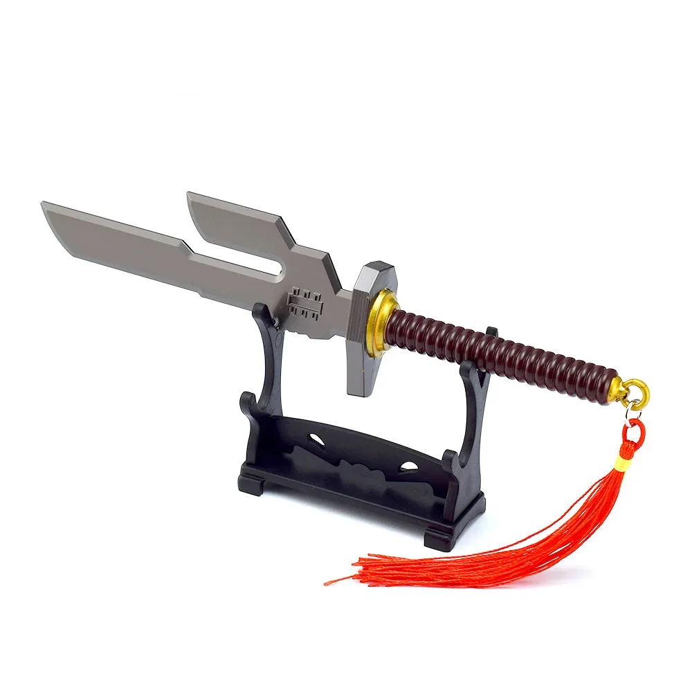 21cm Jujutsu Kaisen Weapon Fushiguro Toji Inverted Spear of Heaven Metal Model Keychain  Peripherals Action Figures Gift Toys 6