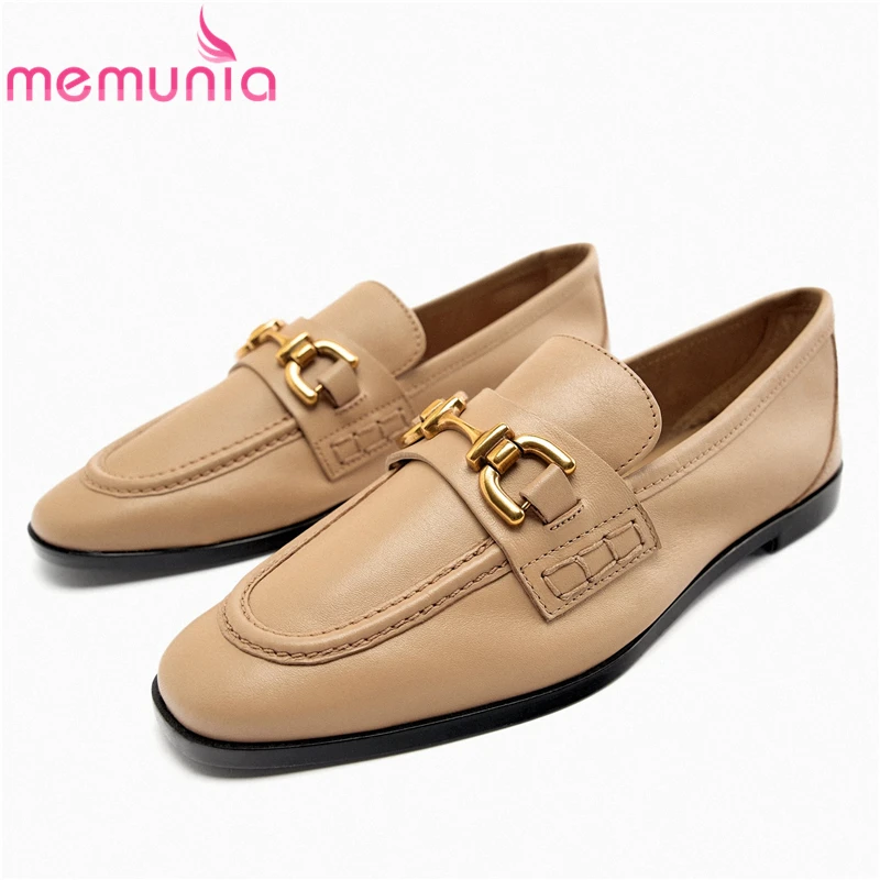 ZA2023NewGenuineLeatherShoesWomenLoafersINSBrandFashionFlat