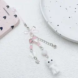 Charming 3D Kitten Phone Lanyard - Anti - Loss Cat Phone Strap Keychain (Style D)