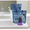 Mesh Travel Storage Shower Bag Beach Toilet Bag Cosmetic Bag Handbag Mesh Bag Toiletries Storage Bag for Outdoor Suppleis 4