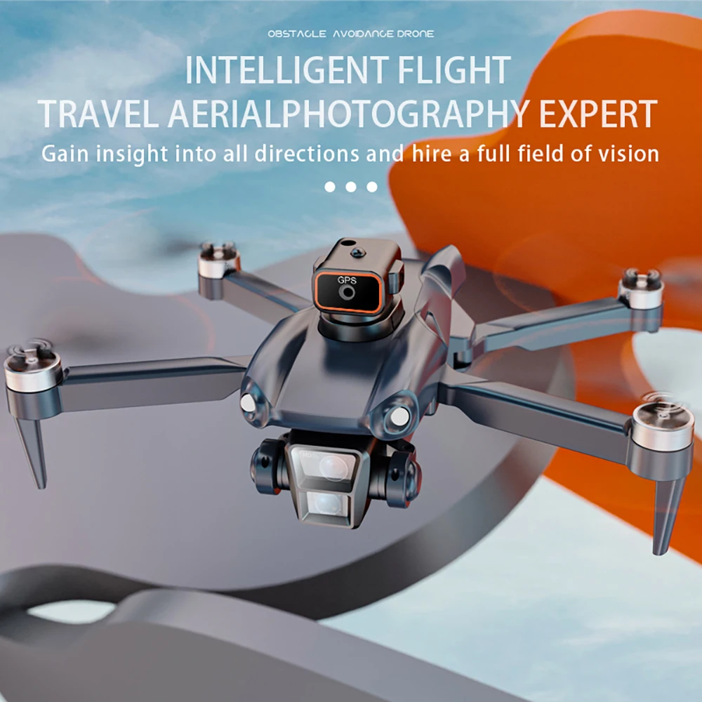 2024 전문가용 FPV 드론, 4K HD ESC 3 카메라, GPS 360 ° 레이저 장애물 회피, 브러시리스 접이식 쿼드콥터, P25, 신제품