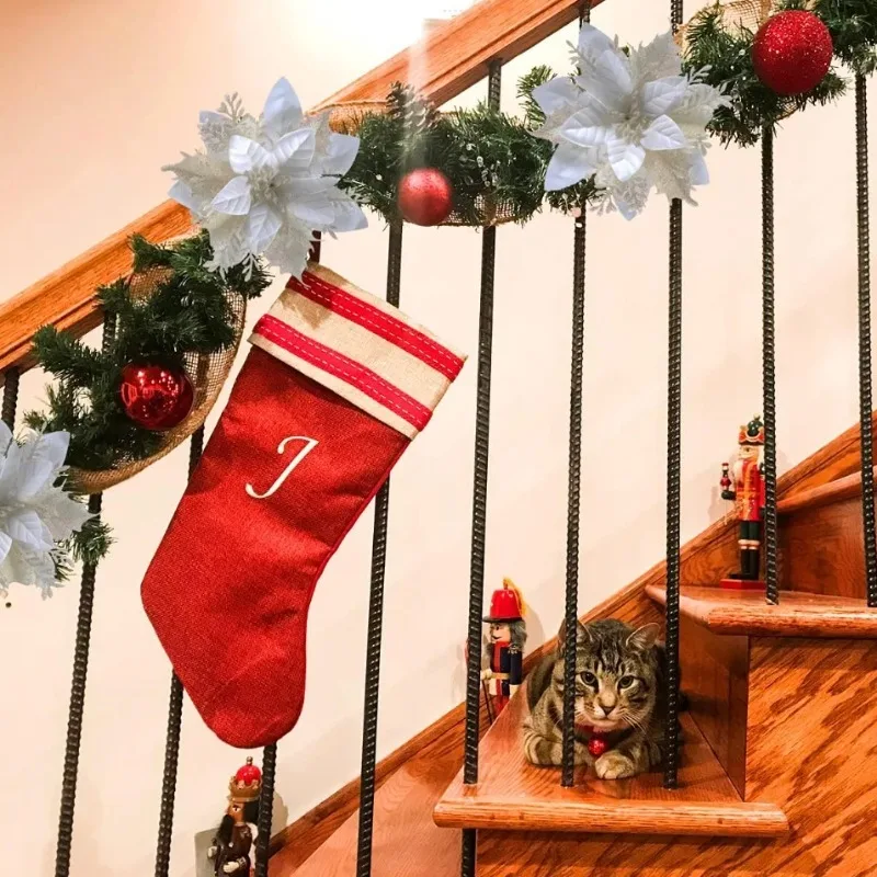 Sparkling Artificial Christmas Flowers - New Year Decoration, Fake Plants, Creative and Interesting, Suitable for Festivals